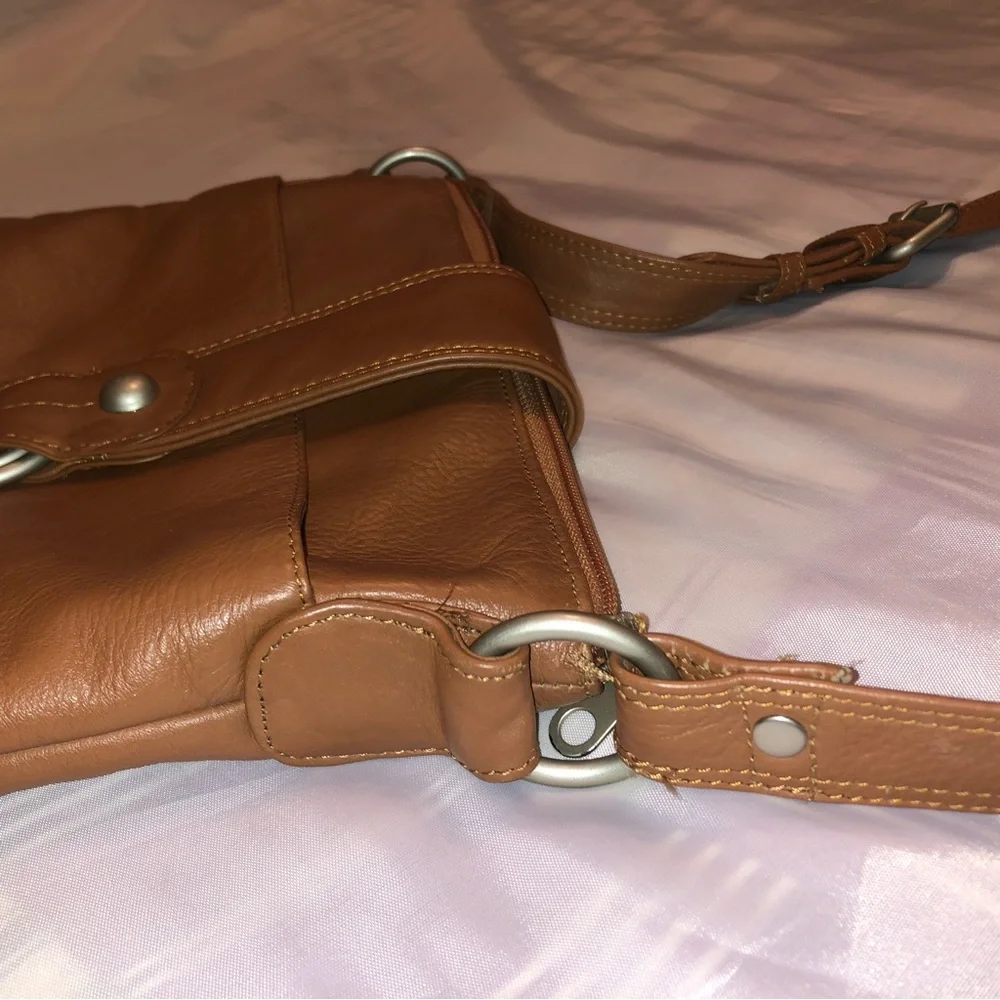 Brown Leather Crossbody Bag